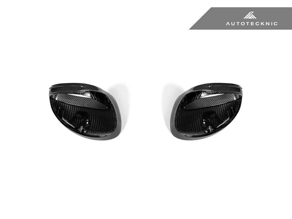 AutoTecknic Replacement Carbon Fiber Mirror Covers - Porsche 718 Cayman | Boxster