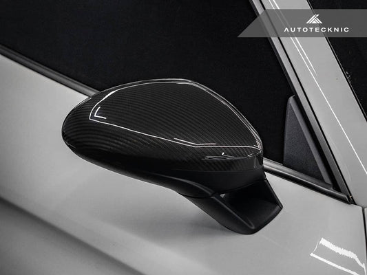 AutoTecknic Replacement Carbon Fiber Mirror Covers - Porsche 718 Cayman | Boxster