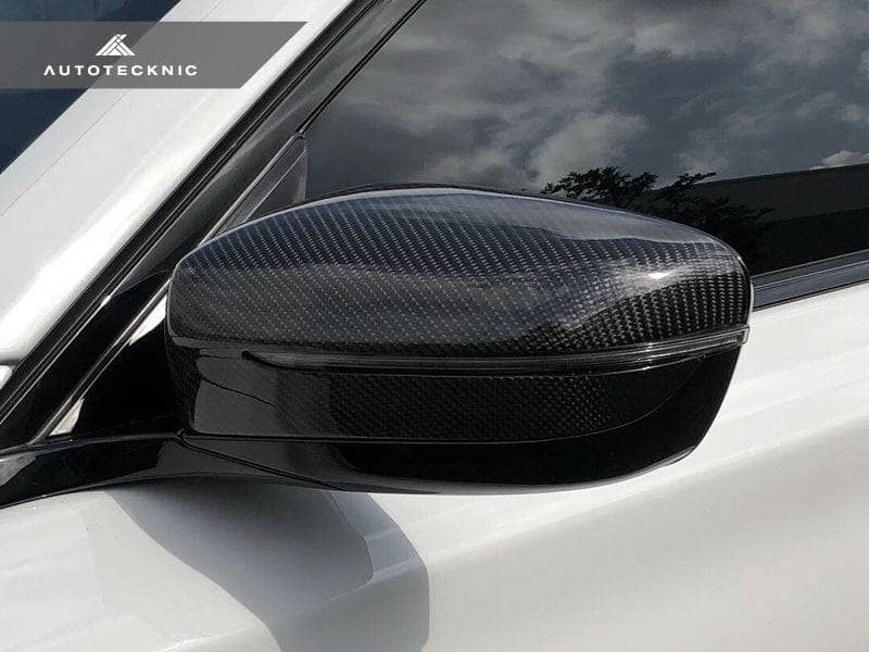 AutoTecknic Replacement Carbon Mirror Covers - BMW G30 5-Series | G32 6-Series GT | G11 7-Series