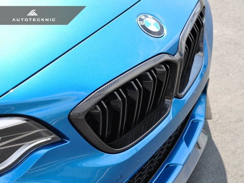 AutoTecknic Replacement Dry Carbon Grille Surround - BMW F87 M2 Competition