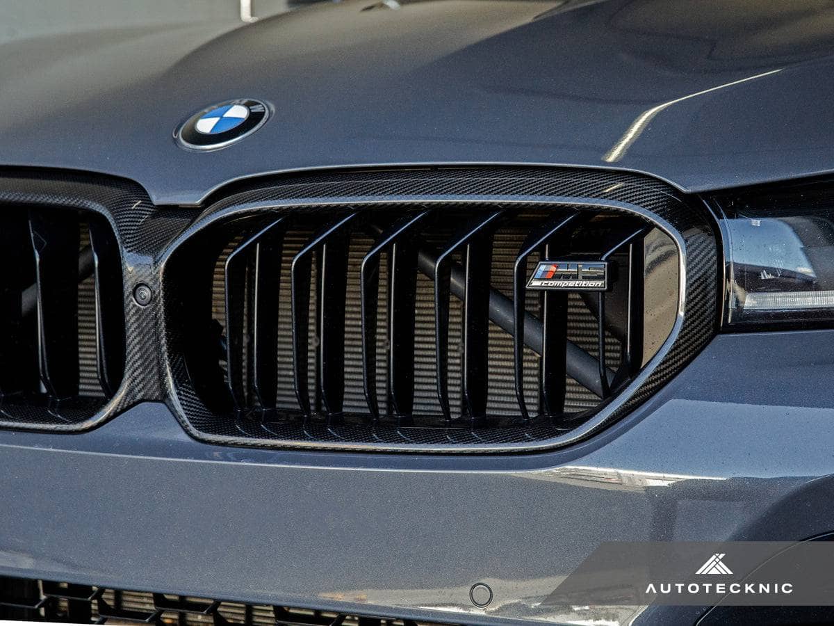 AutoTecknic Replacement Dry Carbon Grille Surround - BMW F90 M5 LCI
