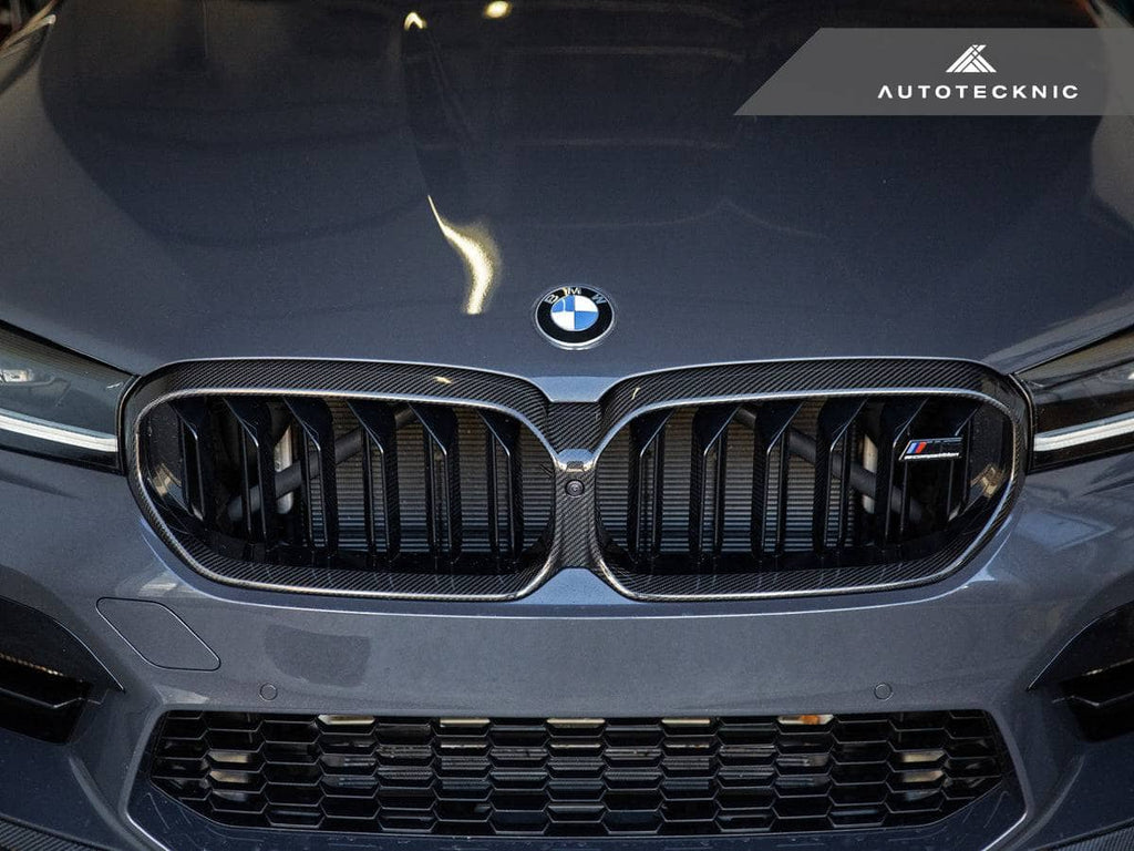 AutoTecknic Replacement Dry Carbon Grille Surround - BMW F90 M5 LCI