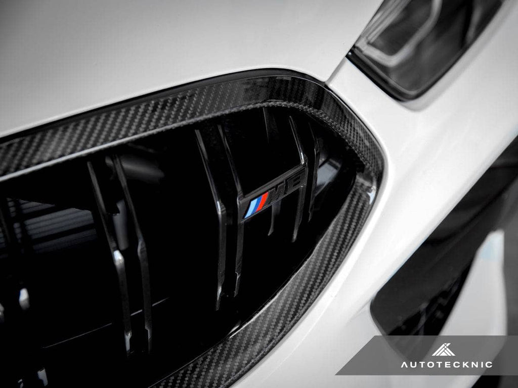 AutoTecknic Replacement Dry Carbon Grille Surround - BMW F9X M8
