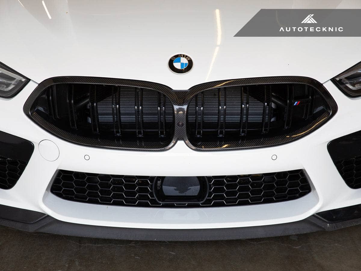 AutoTecknic Replacement Dry Carbon Grille Surround - BMW F9X M8