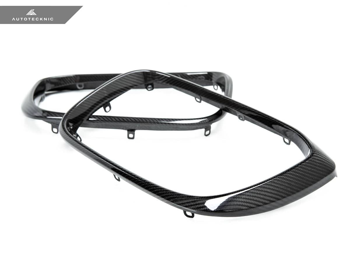 AutoTecknic Replacement Dry Carbon Grille Surround Set - BMW F97 X3M | F98 X4M