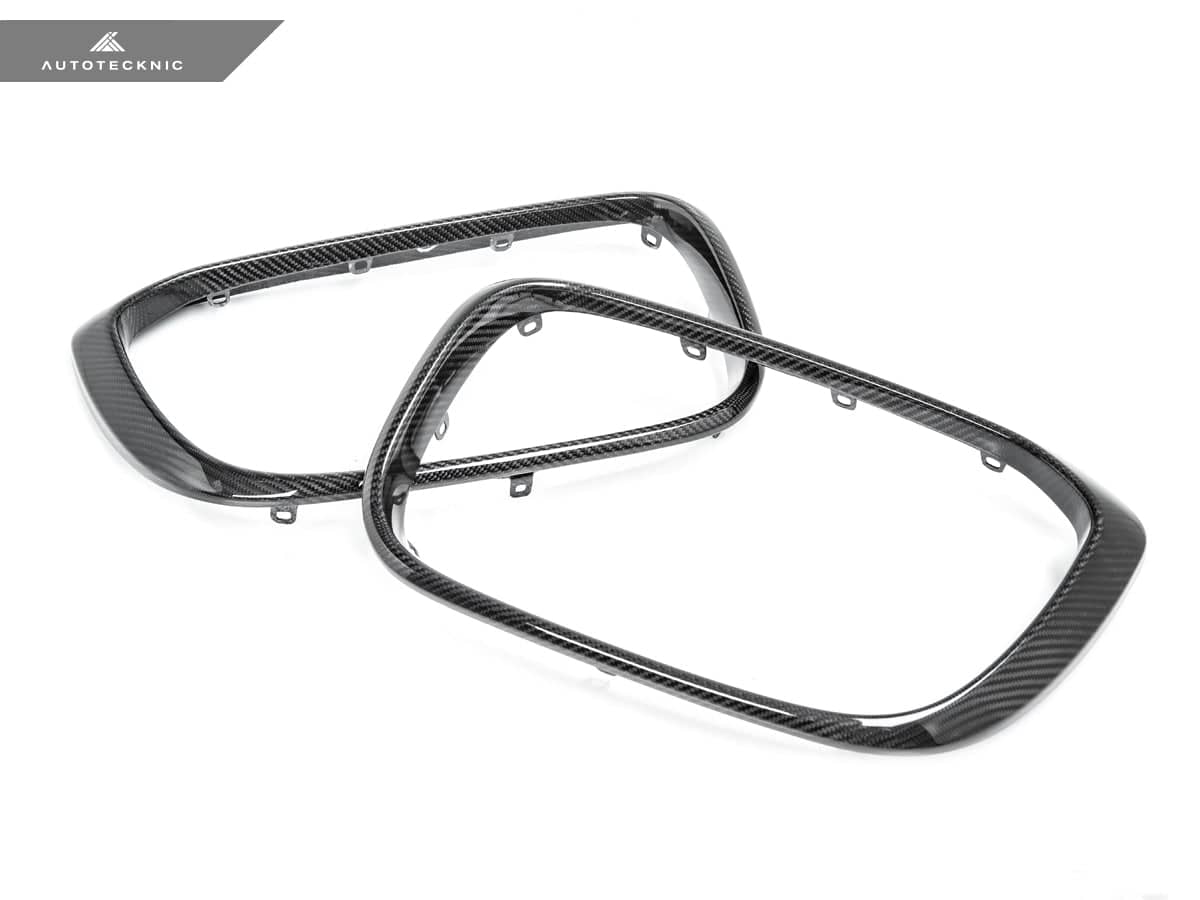 AutoTecknic Replacement Dry Carbon Grille Surround Set - BMW F97 X3M | F98 X4M