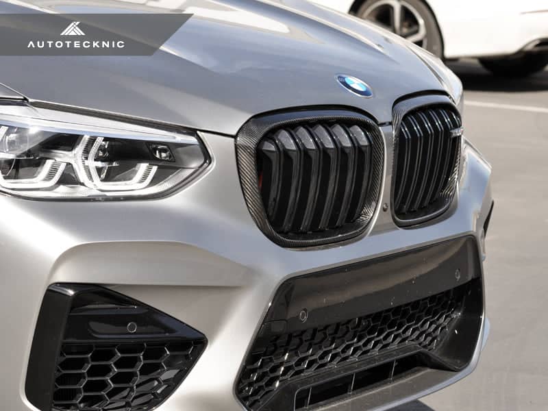 AutoTecknic Replacement Dry Carbon Grille Surround Set - BMW F97 X3M | F98 X4M