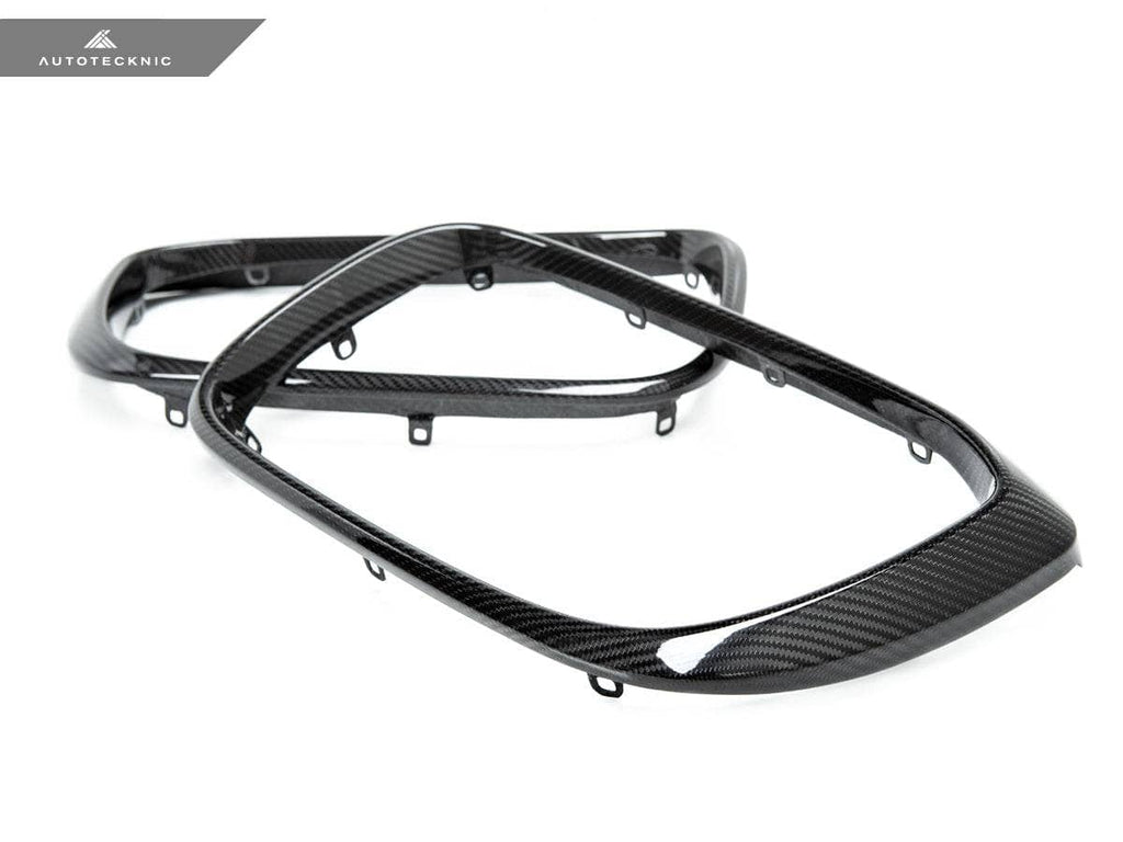 AutoTecknic Replacement Dry Carbon Grille Surround Set - BMW G01 X3 | G02 X4 Pre-LCI
