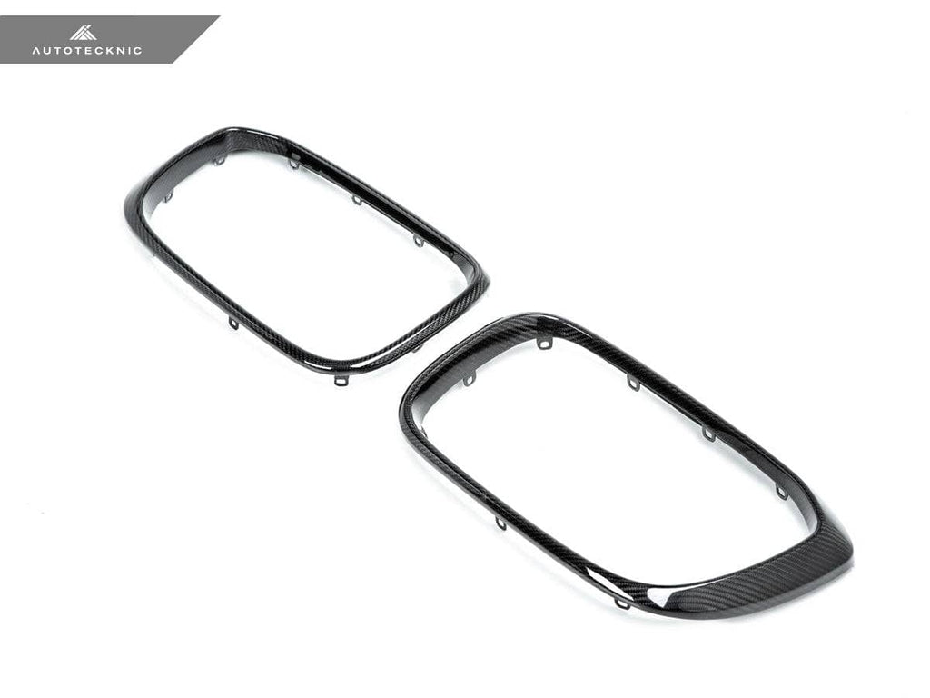 AutoTecknic Replacement Dry Carbon Grille Surround Set - BMW G01 X3 | G02 X4 Pre-LCI