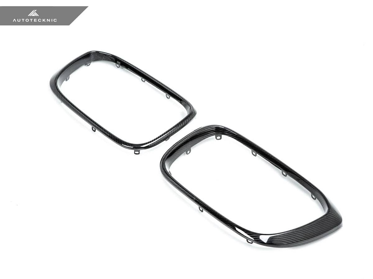 AutoTecknic Replacement Dry Carbon Grille Surround Set - BMW G01 X3 | G02 X4 Pre-LCI