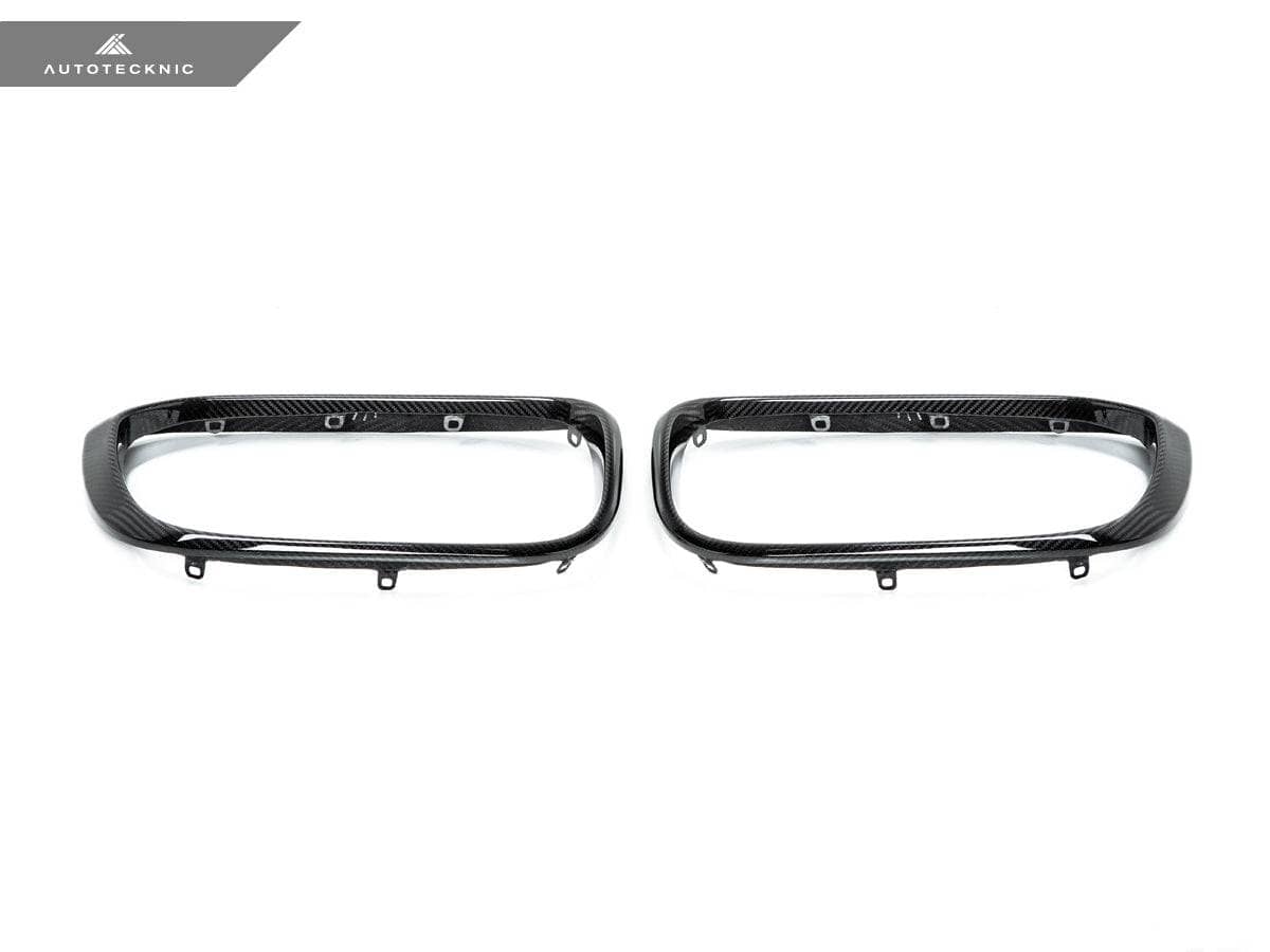 AutoTecknic Replacement Dry Carbon Grille Surround Set - BMW G01 X3 | G02 X4 Pre-LCI