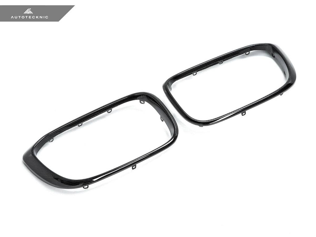 AutoTecknic Replacement Dry Carbon Grille Surround Set - BMW G01 X3 | G02 X4 Pre-LCI
