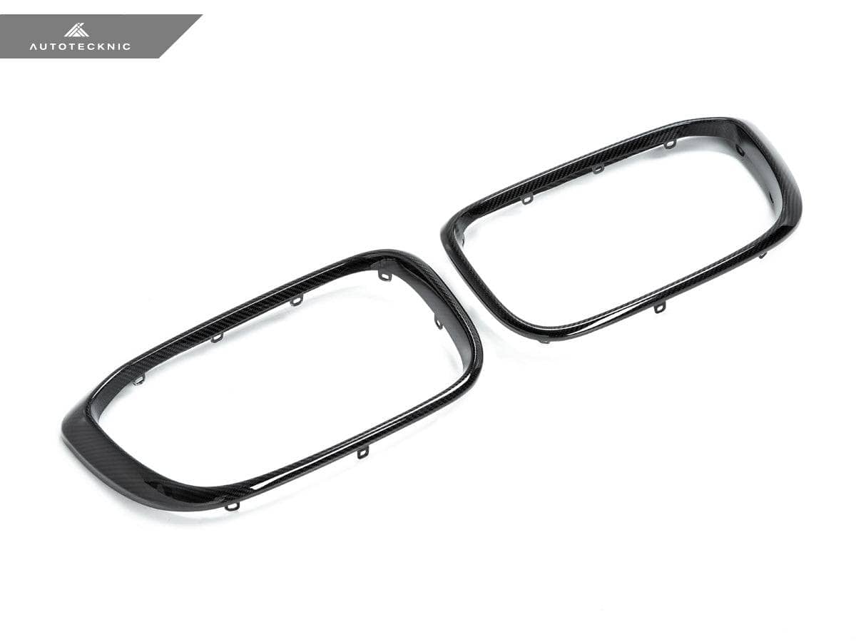 AutoTecknic Replacement Dry Carbon Grille Surround Set - BMW G01 X3 | G02 X4 Pre-LCI