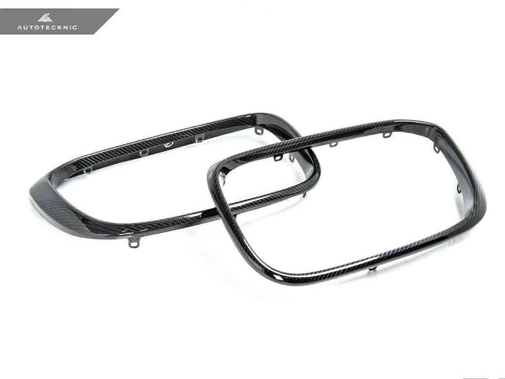 AutoTecknic Replacement Dry Carbon Grille Surround Set - BMW G01 X3 | G02 X4 Pre-LCI