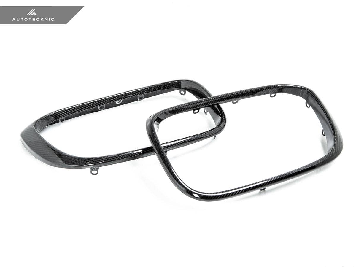 AutoTecknic Replacement Dry Carbon Grille Surround Set - BMW G01 X3 | G02 X4 Pre-LCI