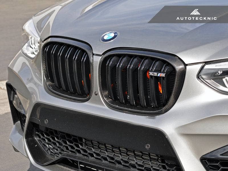 AutoTecknic Replacement Dry Carbon Grille Surround Set - BMW G01 X3 | G02 X4 Pre-LCI