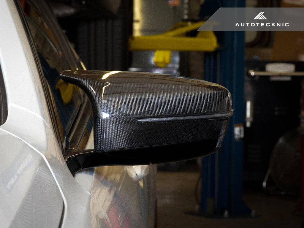 AutoTecknic Replacement Dry Carbon Mirror Covers - BMW F90 M5
