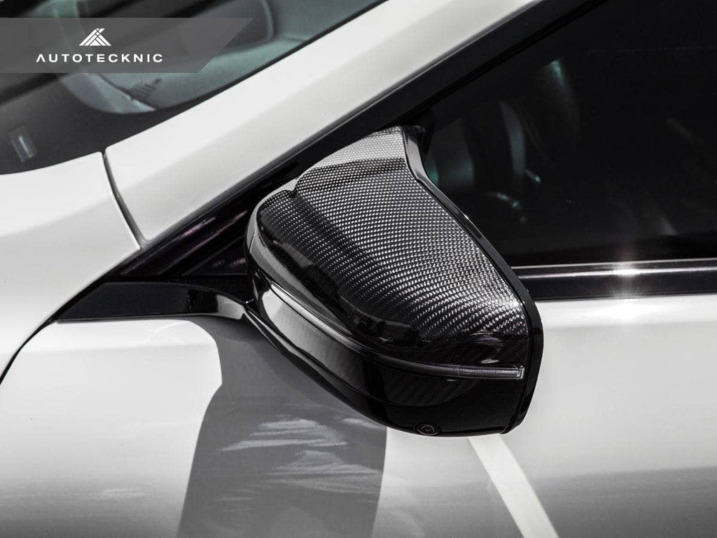 AutoTecknic Replacement Dry Carbon Mirror Covers - BMW F90 M5