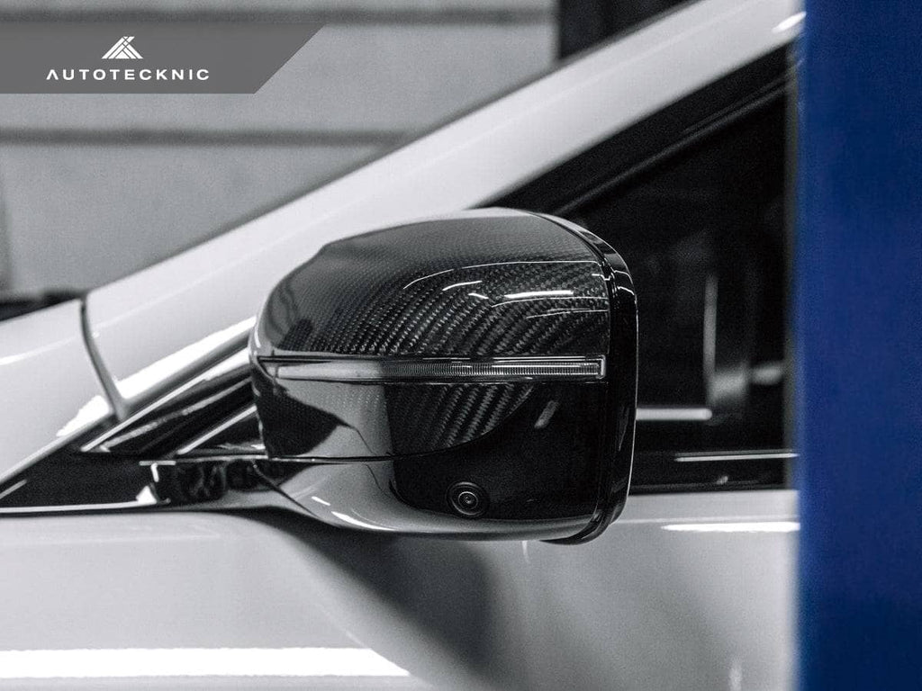 AutoTecknic Replacement Dry Carbon Mirror Covers - BMW F90 M5