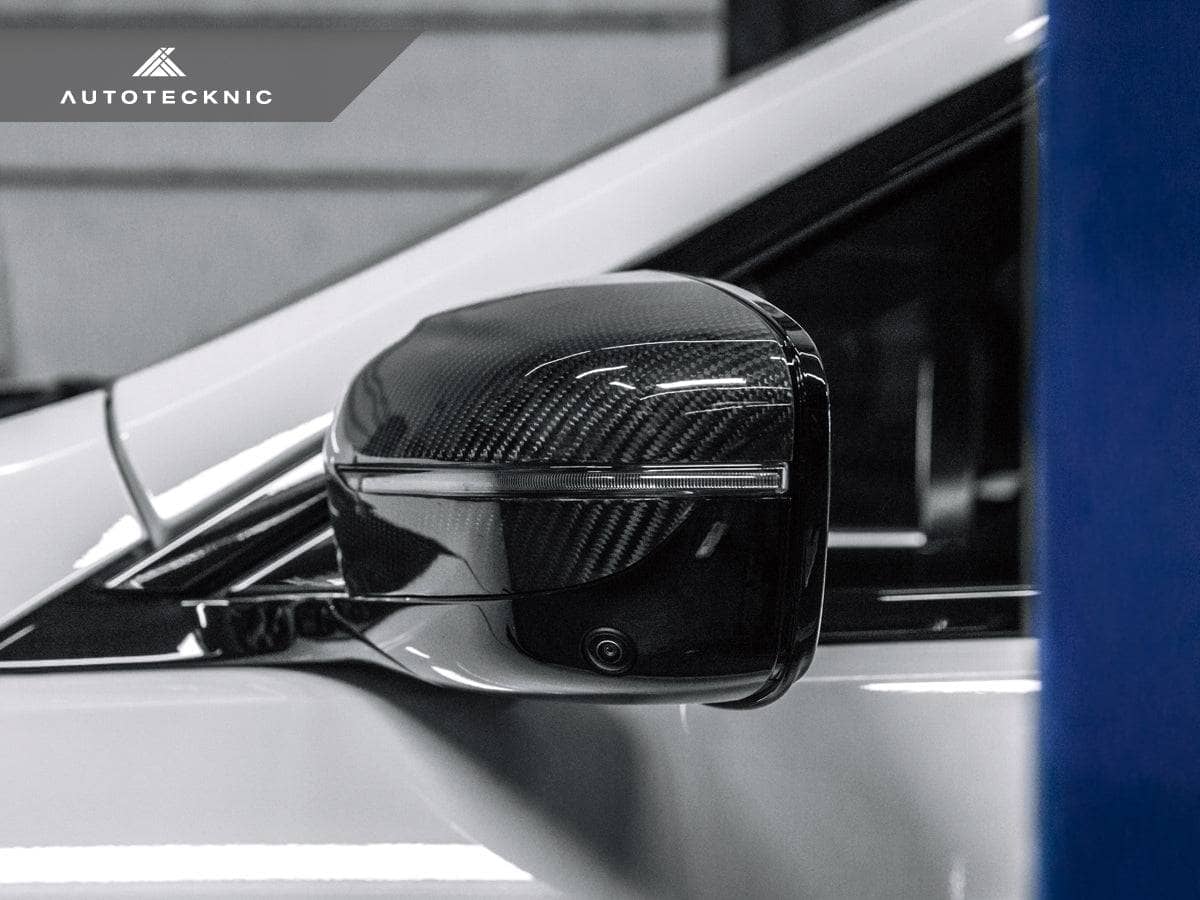 AutoTecknic Replacement Dry Carbon Mirror Covers - BMW F90 M5