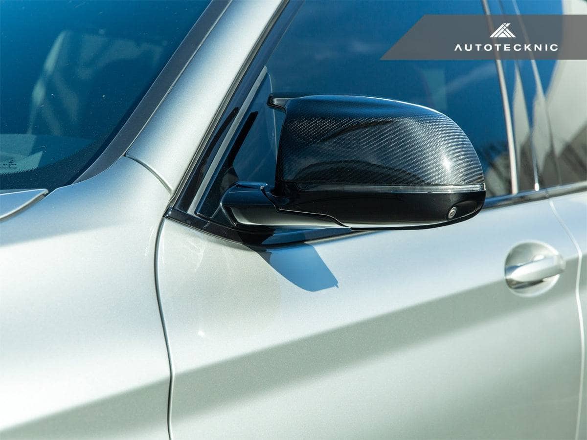 AutoTecknic Replacement Dry Carbon Mirror Covers - BMW F95 X5M | F96 X6M
