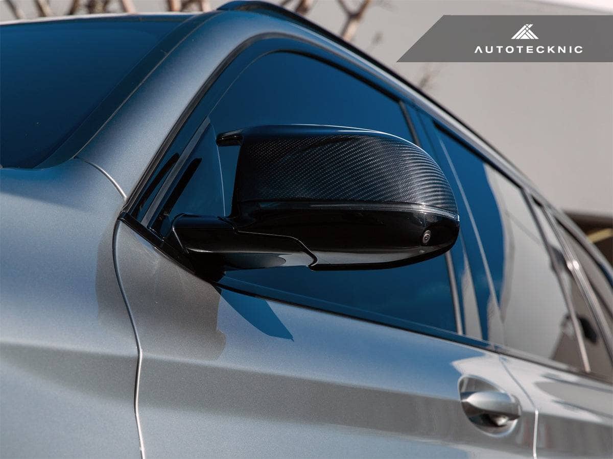 AutoTecknic Replacement Dry Carbon Mirror Covers - BMW F95 X5M | F96 X6M