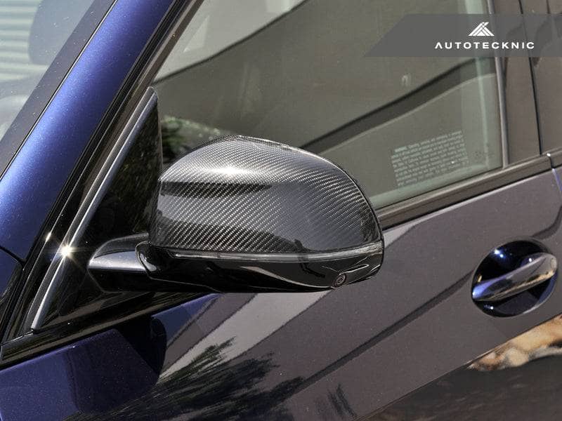 AutoTecknic Replacement Dry Carbon Mirror Covers - BMW G01 X3 | G02 X4