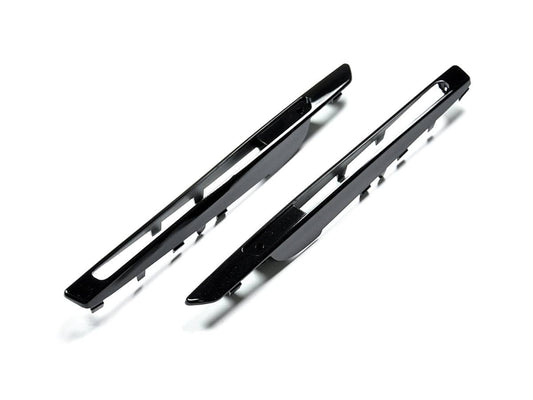 AutoTecknic Replacement Glazing Black Fender Gills - BMW E71 X6M