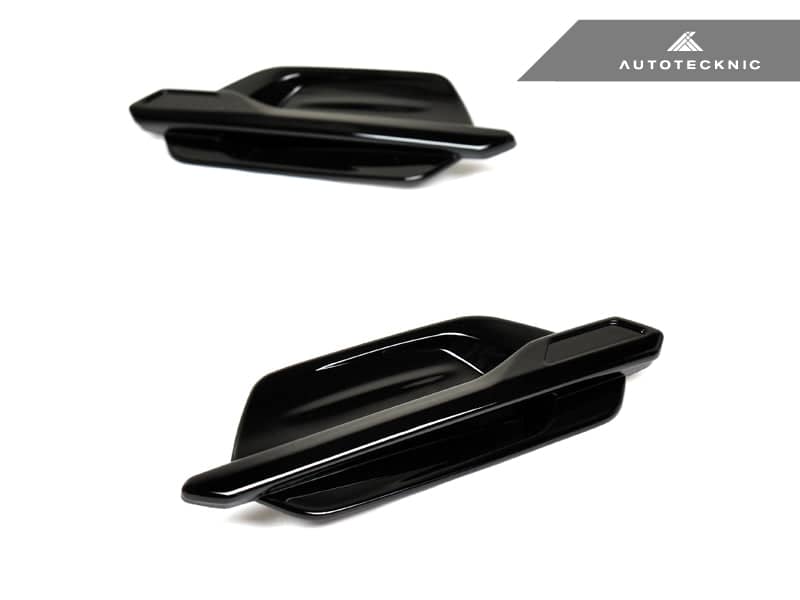 AutoTecknic Replacement Glazing Black Fender Trim - BMW F87 M2 | M2 Competition