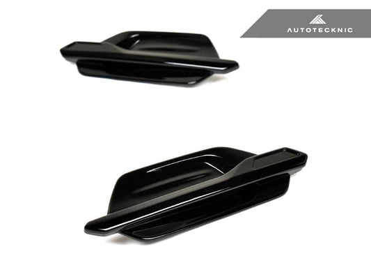 AutoTecknic Replacement Glazing Black Fender Trim - BMW F87 M2 | M2 Competition