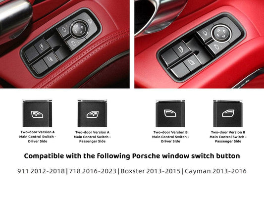 AutoTecknic Replacement Interior Window Switch Button - Porsche