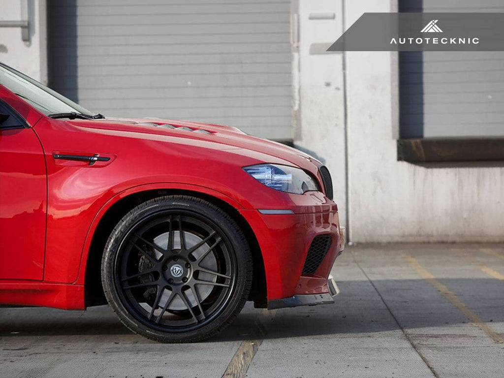 AutoTecknic Replacement Stealth Black Fender Gills - BMW E71 X6M
