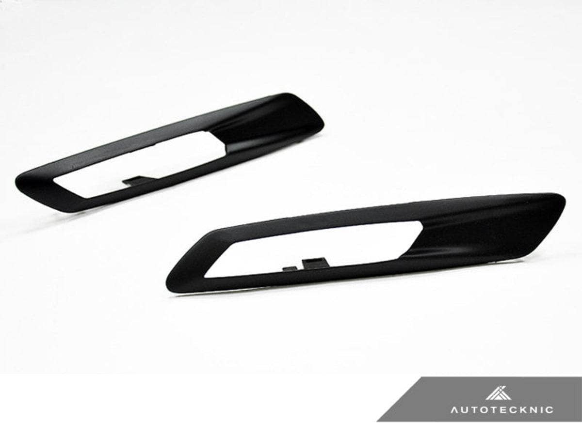 AutoTecknic Replacement Stealth Black Fender Light Trims - BMW F10 Sedan | F11 Wagon | 5-Series