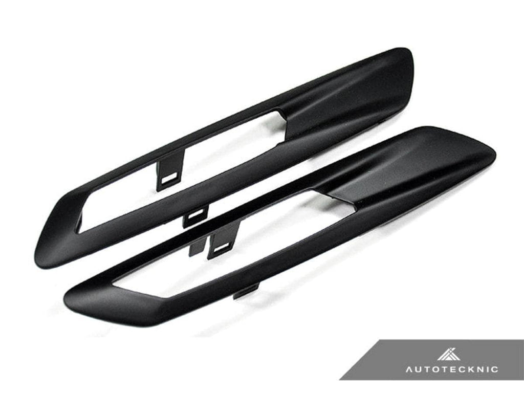 AutoTecknic Replacement Stealth Black Fender Light Trims - BMW F10 Sedan | F11 Wagon | 5-Series