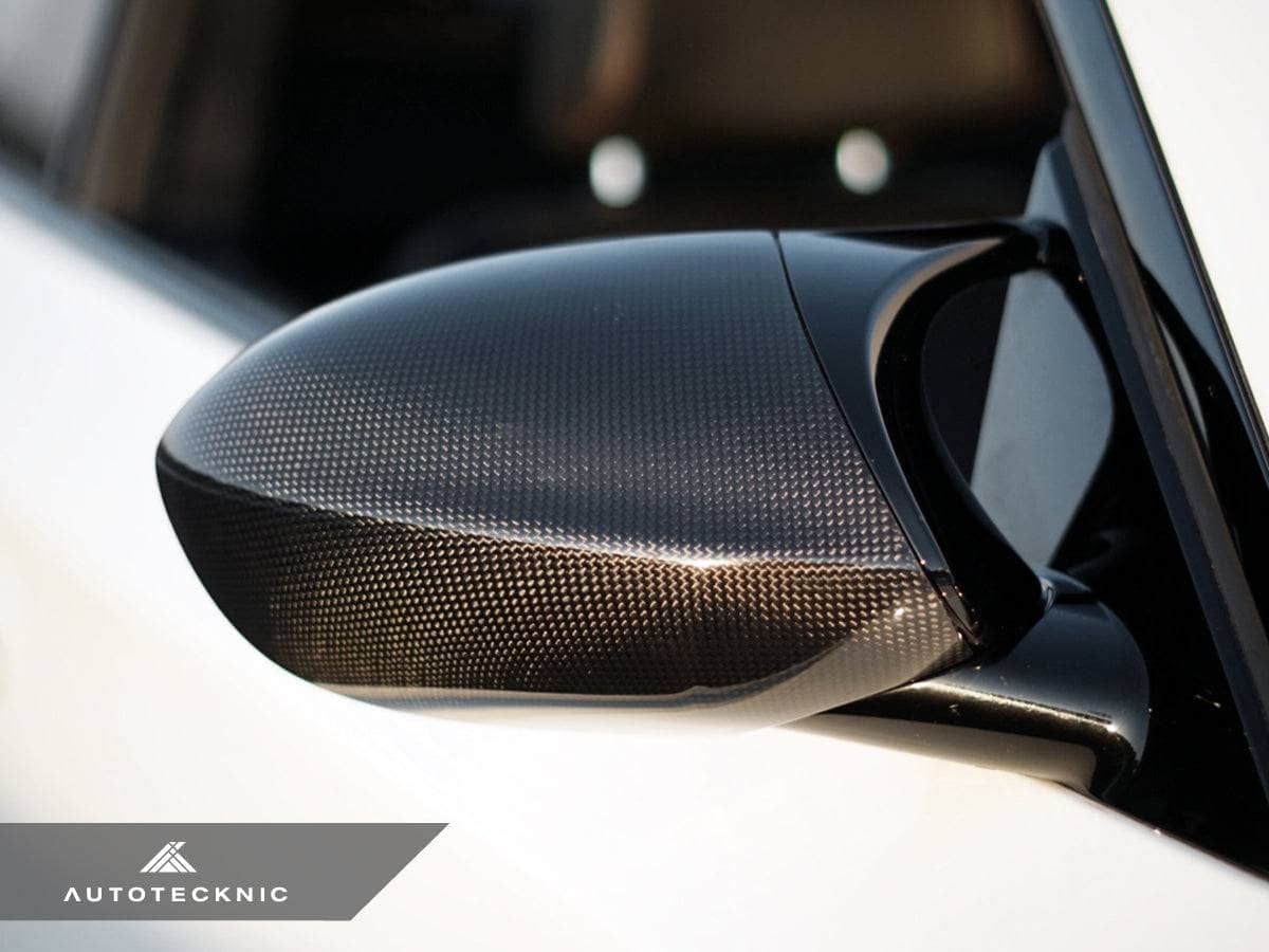 AutoTecknic Replacement Version II Dry Carbon Mirror Covers - BMW E9X M3 | E82 1M