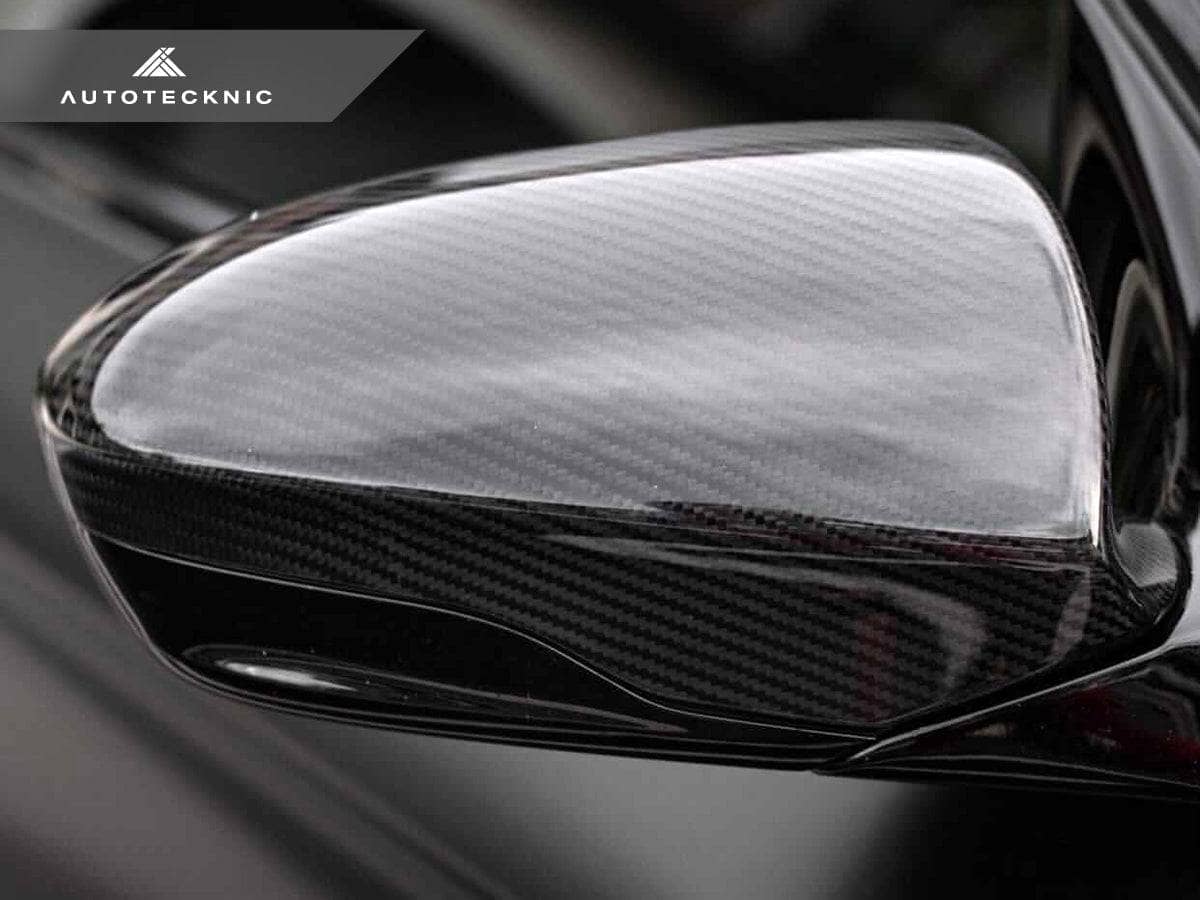 AutoTecknic Replacement Version II Dry Carbon Mirror Covers - BMW F06/ F12/ F13 M6
