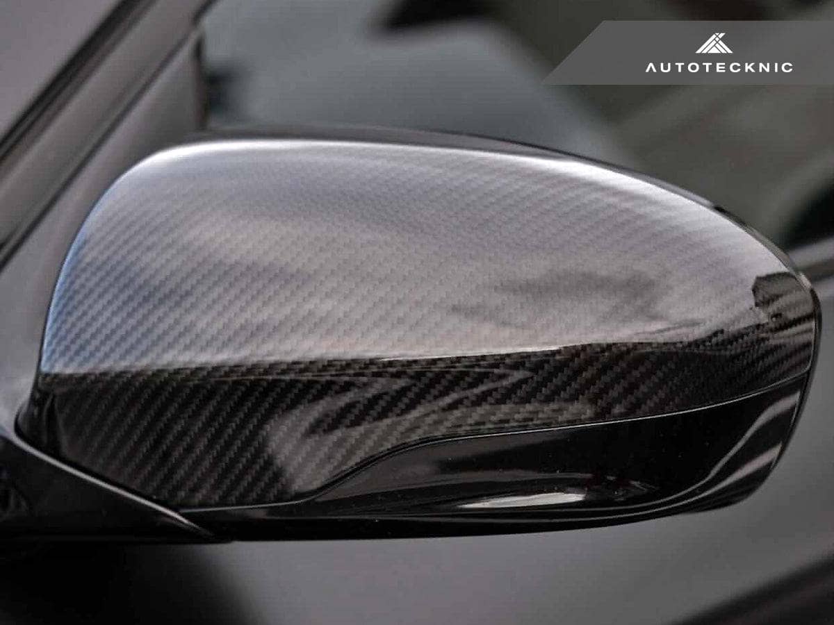 AutoTecknic Replacement Version II Dry Carbon Mirror Covers - BMW F06/ F12/ F13 M6
