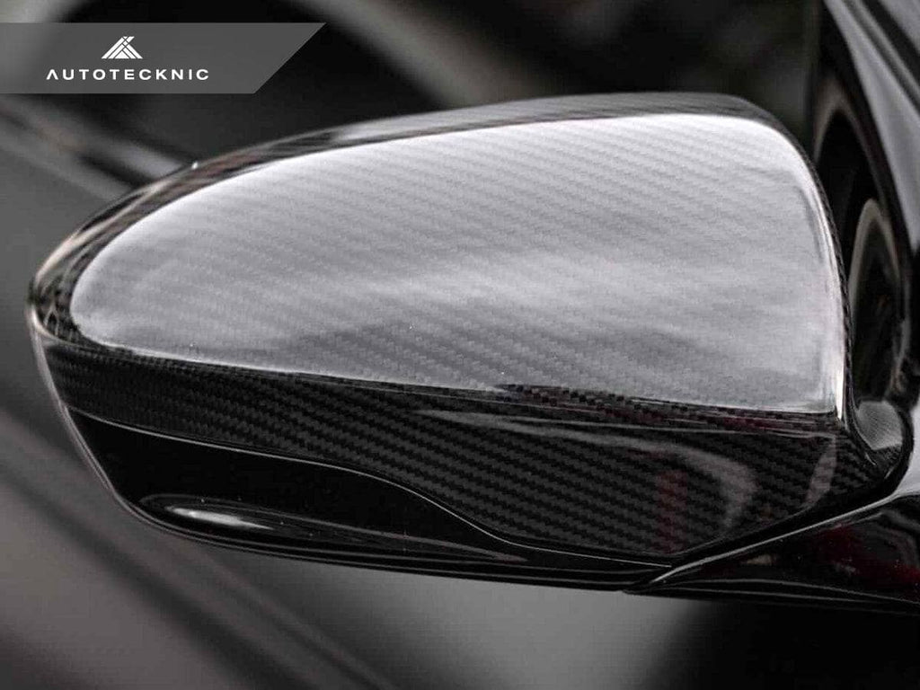 AutoTecknic Replacement Version II Dry Carbon Mirror Covers - BMW F10 M5