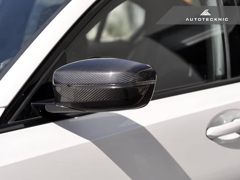 AutoTecknic Replacement Version II Dry Carbon Mirror Covers - BMW G30 5-Series | G32 6-Series GT | G11 7-Series