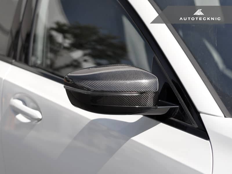 AutoTecknic Replacement Version II Dry Carbon Mirror Covers - BMW G30 5-Series | G32 6-Series GT | G11 7-Series