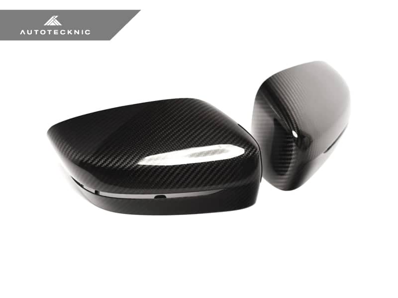 AutoTecknic Replacement Version II Dry Carbon Mirror Covers - BMW G30 5-Series | G32 6-Series GT | G11 7-Series