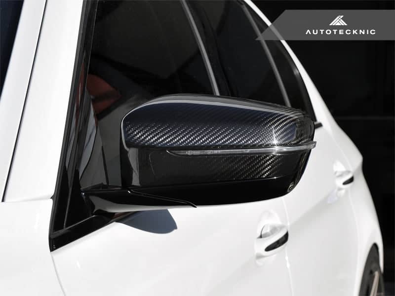 AutoTecknic Replacement Version II Dry Carbon Mirror Covers - BMW G30 5-Series | G32 6-Series GT | G11 7-Series