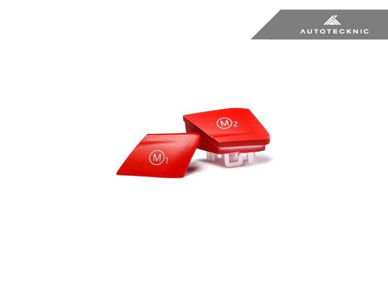 AutoTecknic Satin Red M1/ M2 Button Set - BMW F80 M3 | F82/ F83 M4
