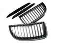 AutoTecknic Stealth Black Front Grille Set - BMW E90 Sedan | E91 Wagon | 3-Series