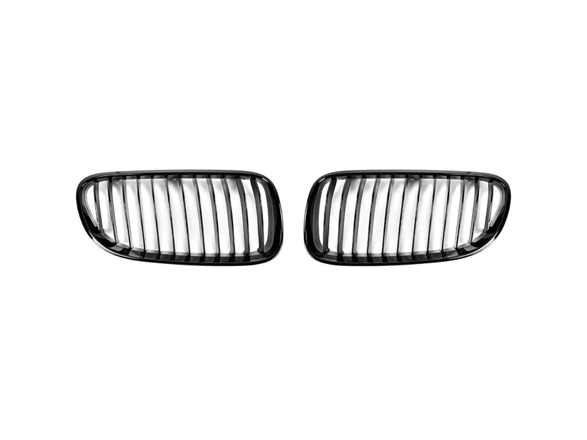 AutoTecknic Stealth Black Front Grille Set - BMW E92 Coupe | E93 Cabrio | 3-Series LCI
