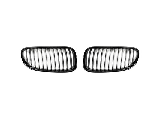 AutoTecknic Stealth Black Front Grille Set - BMW E92 Coupe | E93 Cabrio | 3-Series LCI