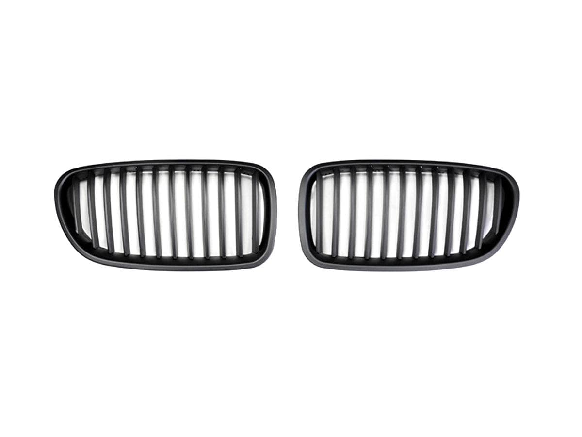 AutoTecknic Stealth Black Front Grille Set - BMW F10 Sedan | F11 Wagon | 5-Series