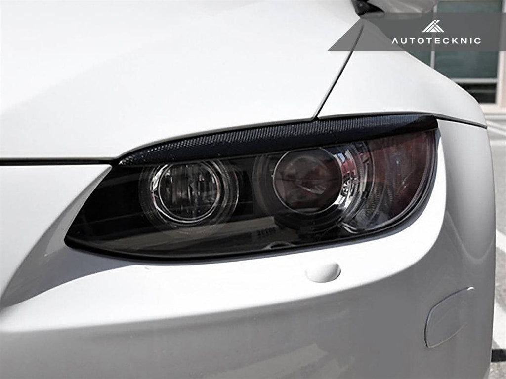 AutoTecknic Stealth Black Headlight Trim Set - BMW E92/ E93 M3 & 3-Series Coupe/ Convertible Pre-LCI