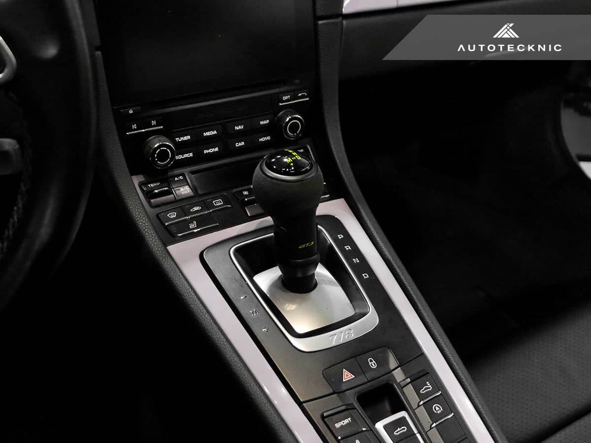 AutoTecknic Suede Shifter Knob - Porsche 718 Cayman & Boxster (982) 2016–2024