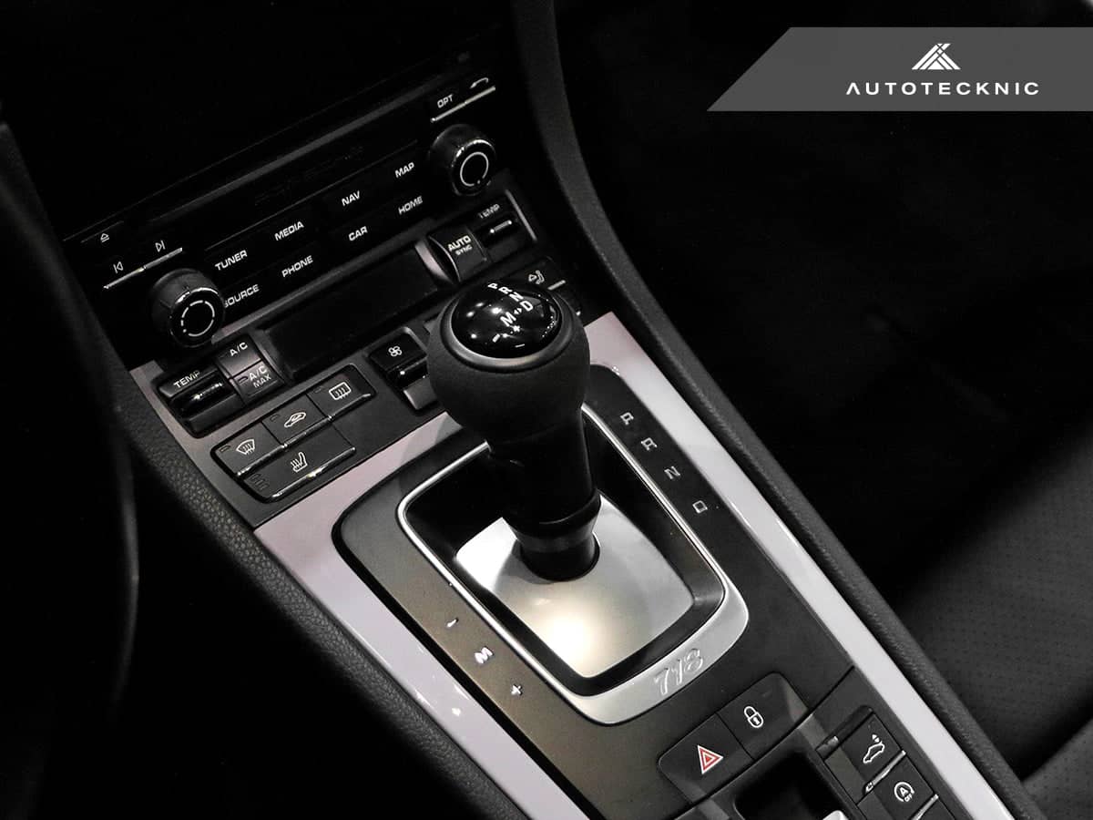 AutoTecknic Suede Shifter Knob - Porsche Boxster & Cayman (987.2 / 981) 2009–2016